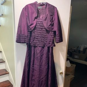 KM Collections size 18 floor length dress